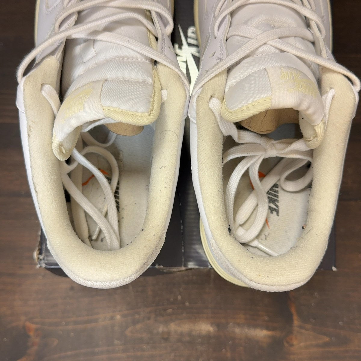 Nike Air Force 1 Low '07 Jewel Pale Vanilla Size 9.5 (Pre-Owned) - aux