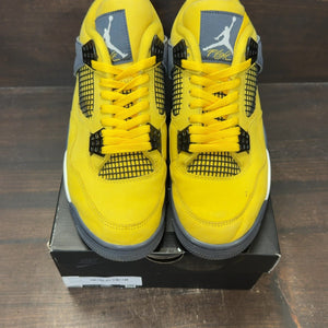 Jordan 4 Retro Lightning (2021) Size 10 (Pre-Owned) - Image 3