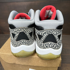 Jordan 11 Retro Low IE Black Cement Size 9.5 (Pre-Owned) - sole