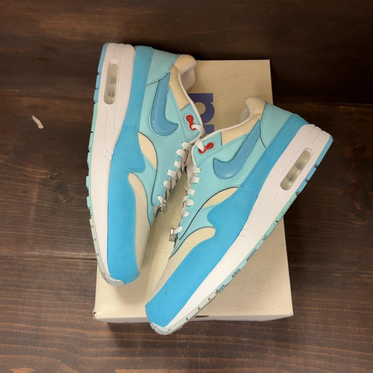 Nike Air Max 1 Puerto Rico Blue Gale - Image 2