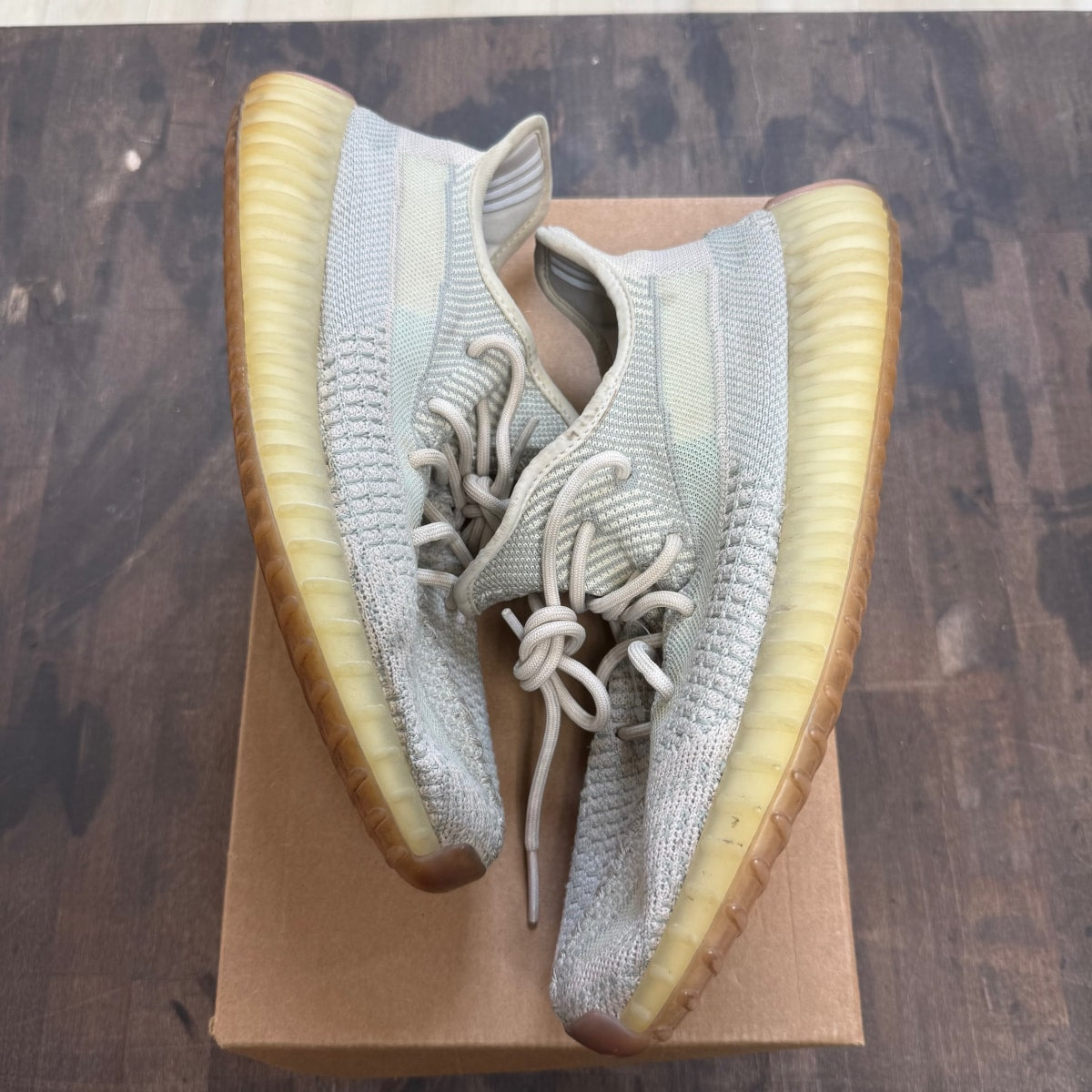 adidas Yeezy Boost 350 V2 Citrin (Non-Reflective) Size 11 (Pre-Owned) - Image 1