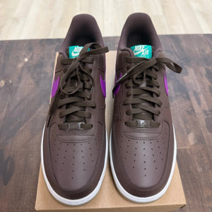Nike Air Force 1 Low '07 Baroque Brown Vivid Purple Size 11.5 (Pre-Owned) - Image 2