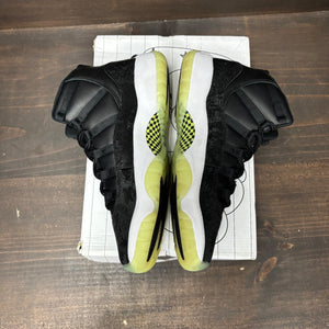 Jordan 11 Retro Black Barely Volt (GS) - Image 4