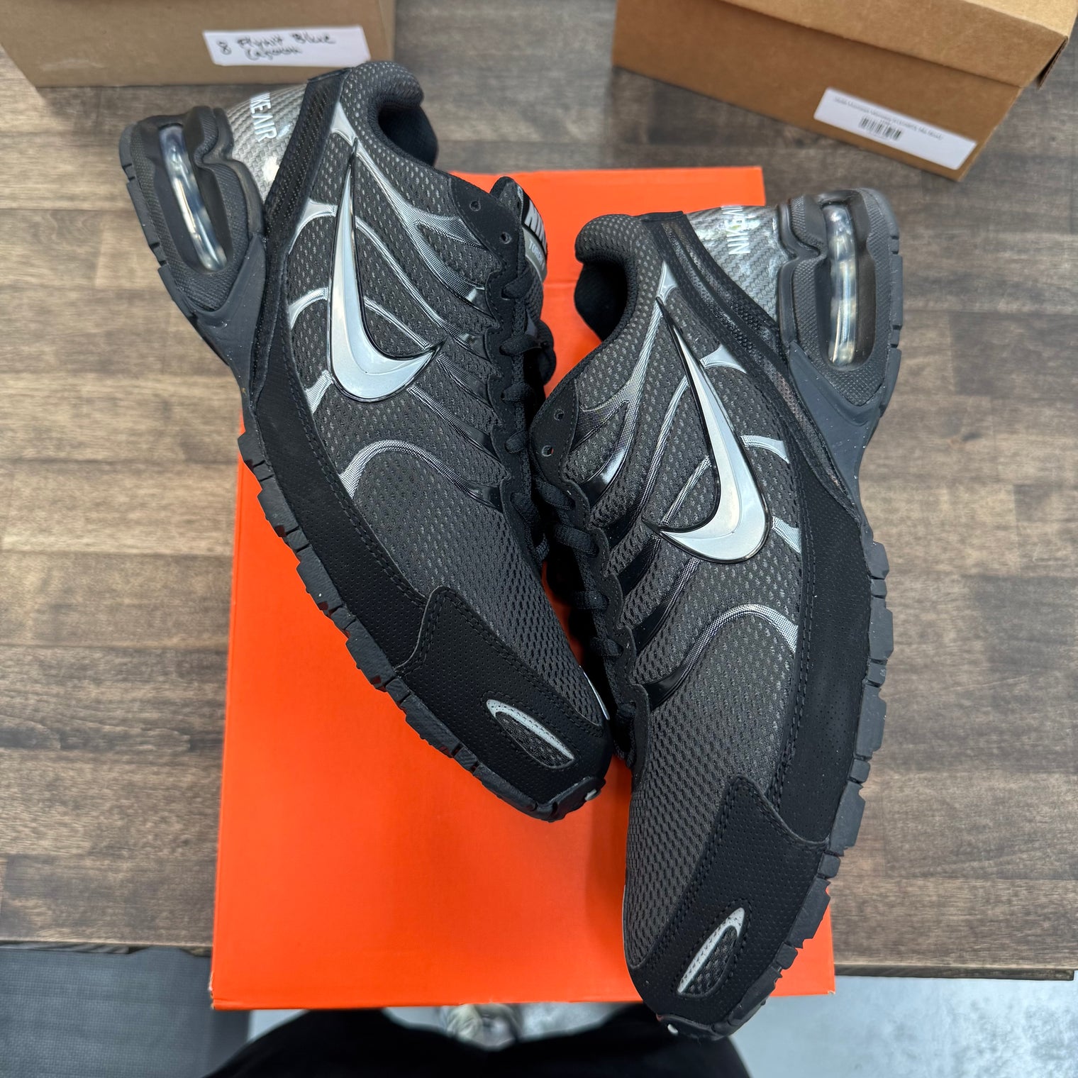 Black Silver Air Max Torch 4 (USED)