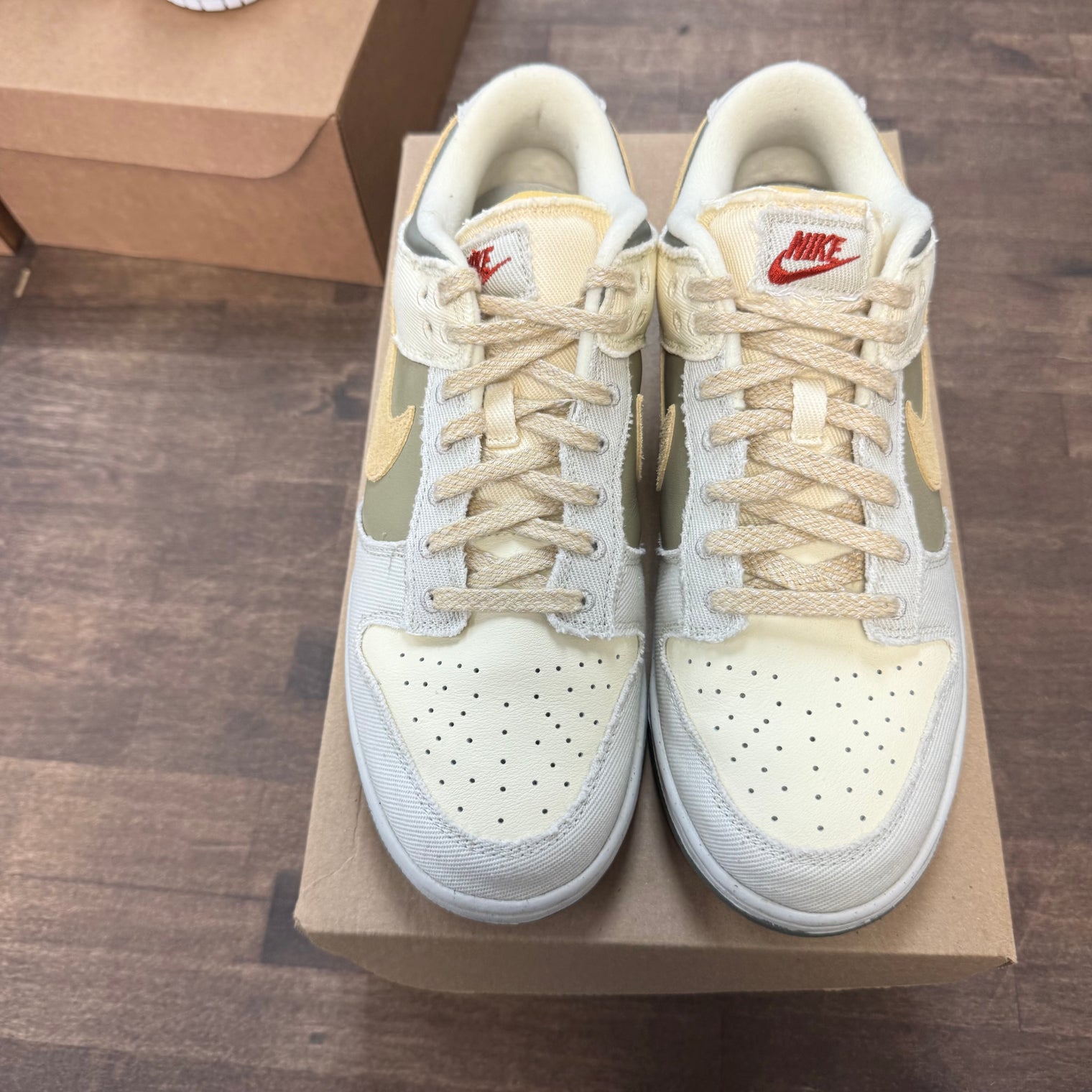 Dark Stucco Light Bone Dunk Low (W) (USED, No Box)