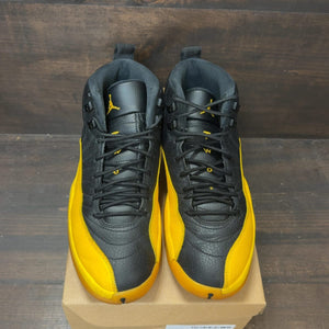 Jordan 12 Retro Black University Gold Size 9.5 (Pre-Owned) - tag