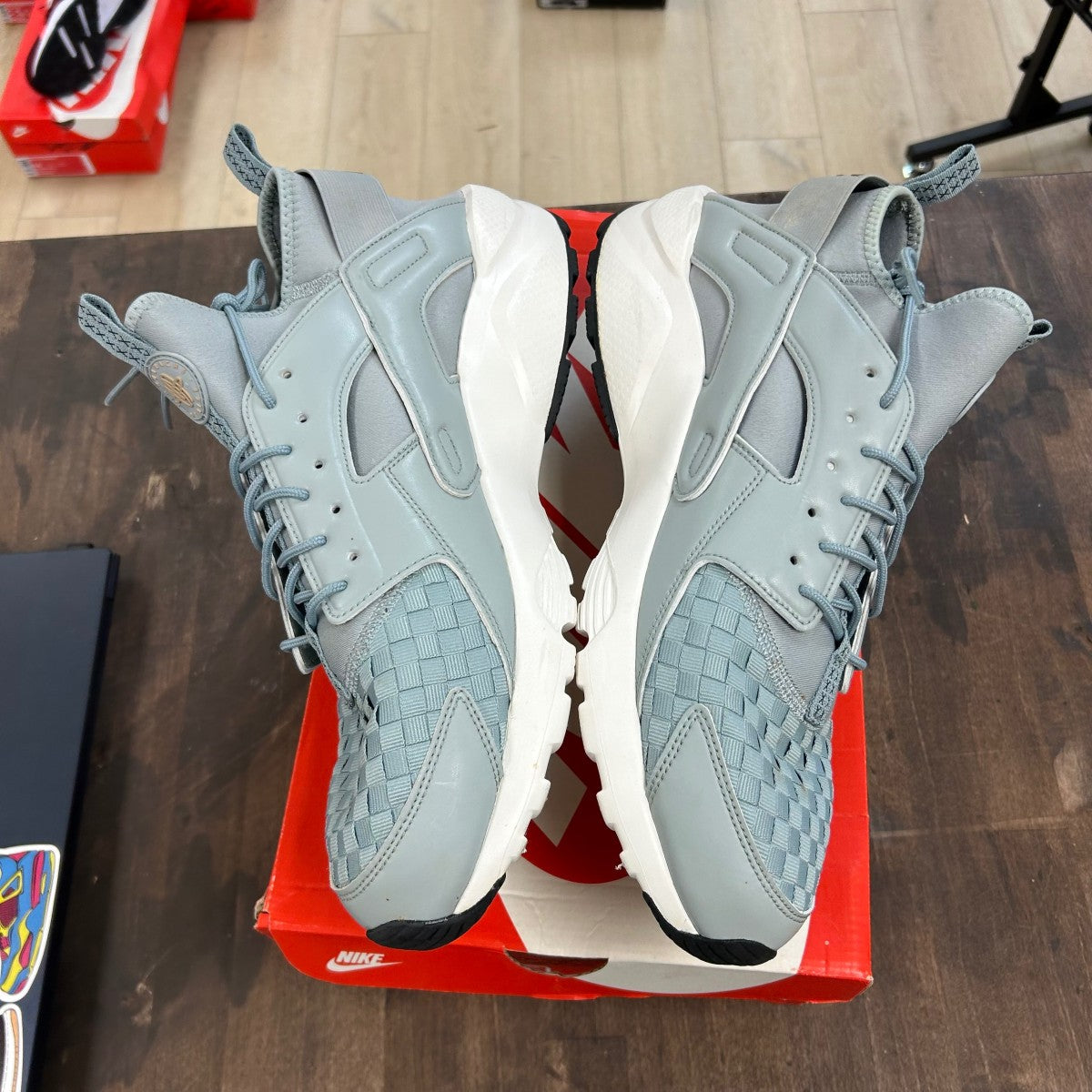 Nike Air Huarache Run Ultra Se Obsidian/Light Blue Lacquer Size 15 (Pre-Owned) - Image 3