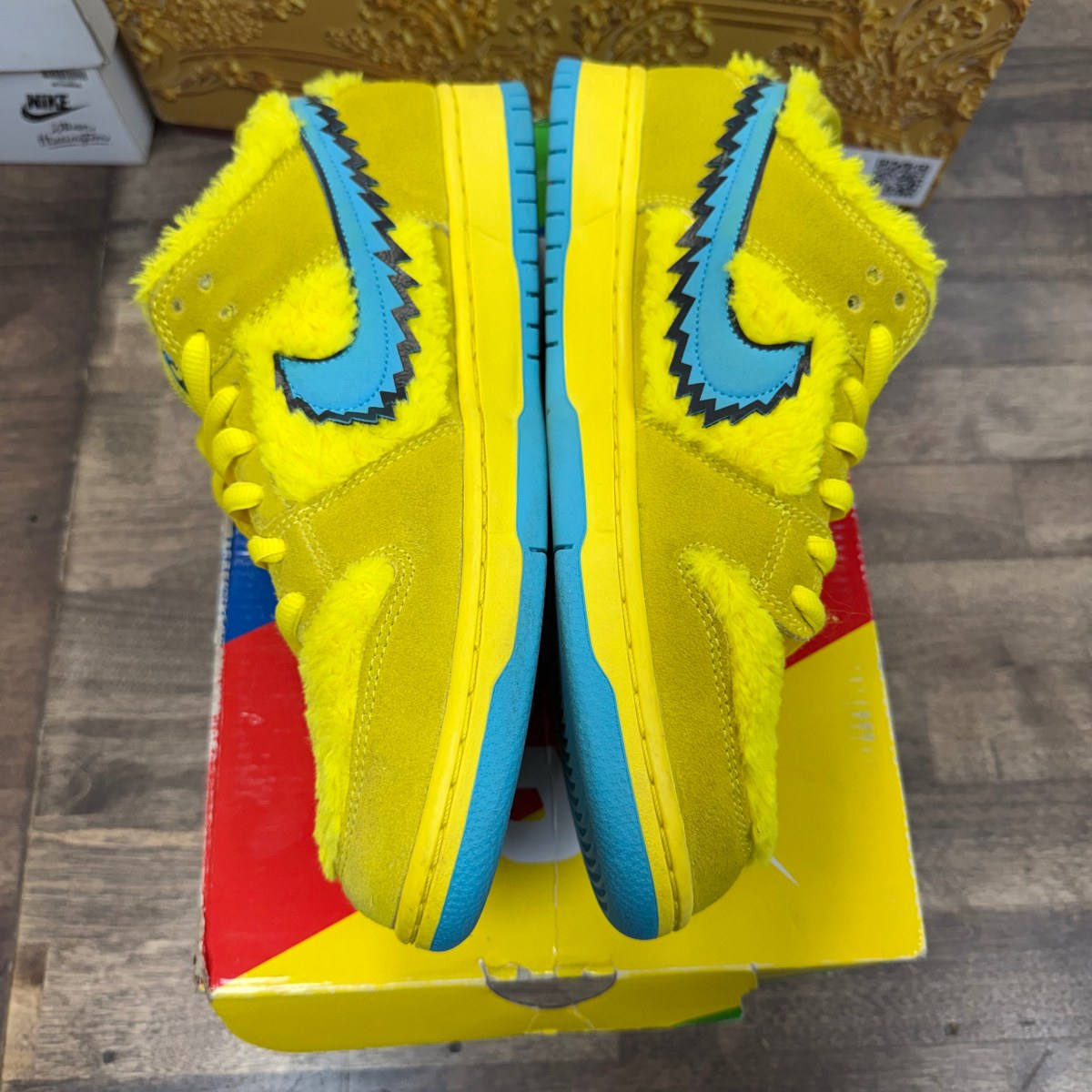 Nike SB Dunk Low Grateful Dead Bears Opti Yellow - Image 5