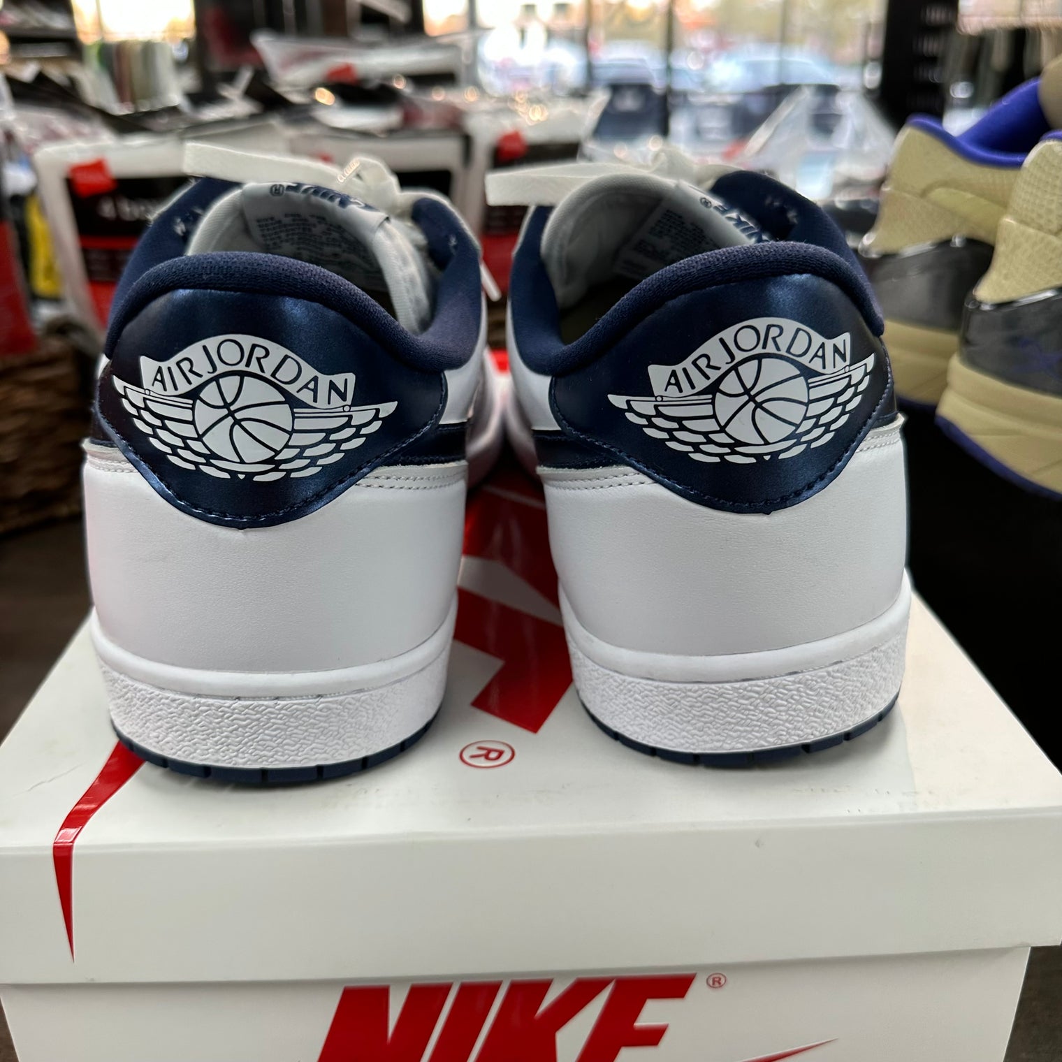 Metallic Blue Jordan 1 Retro Low 85 (USED)