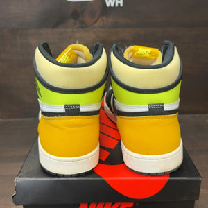 Jordan 1 Retro High White Black Volt University Gold - Image 5