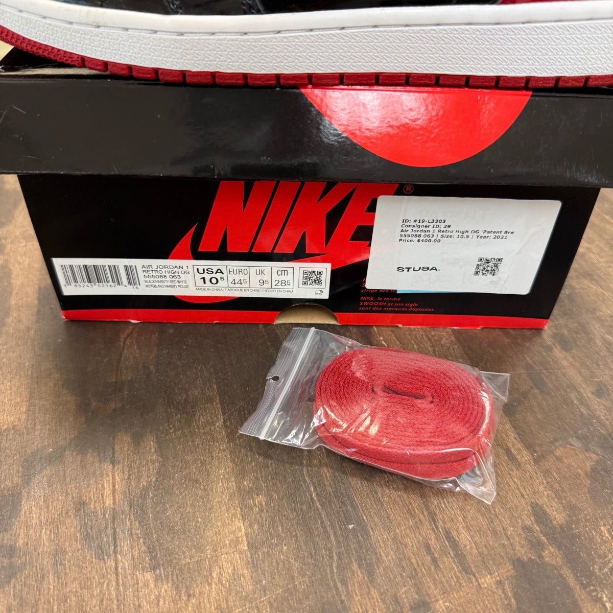 Jordan 1 Retro High OG Patent Bred - Image 6