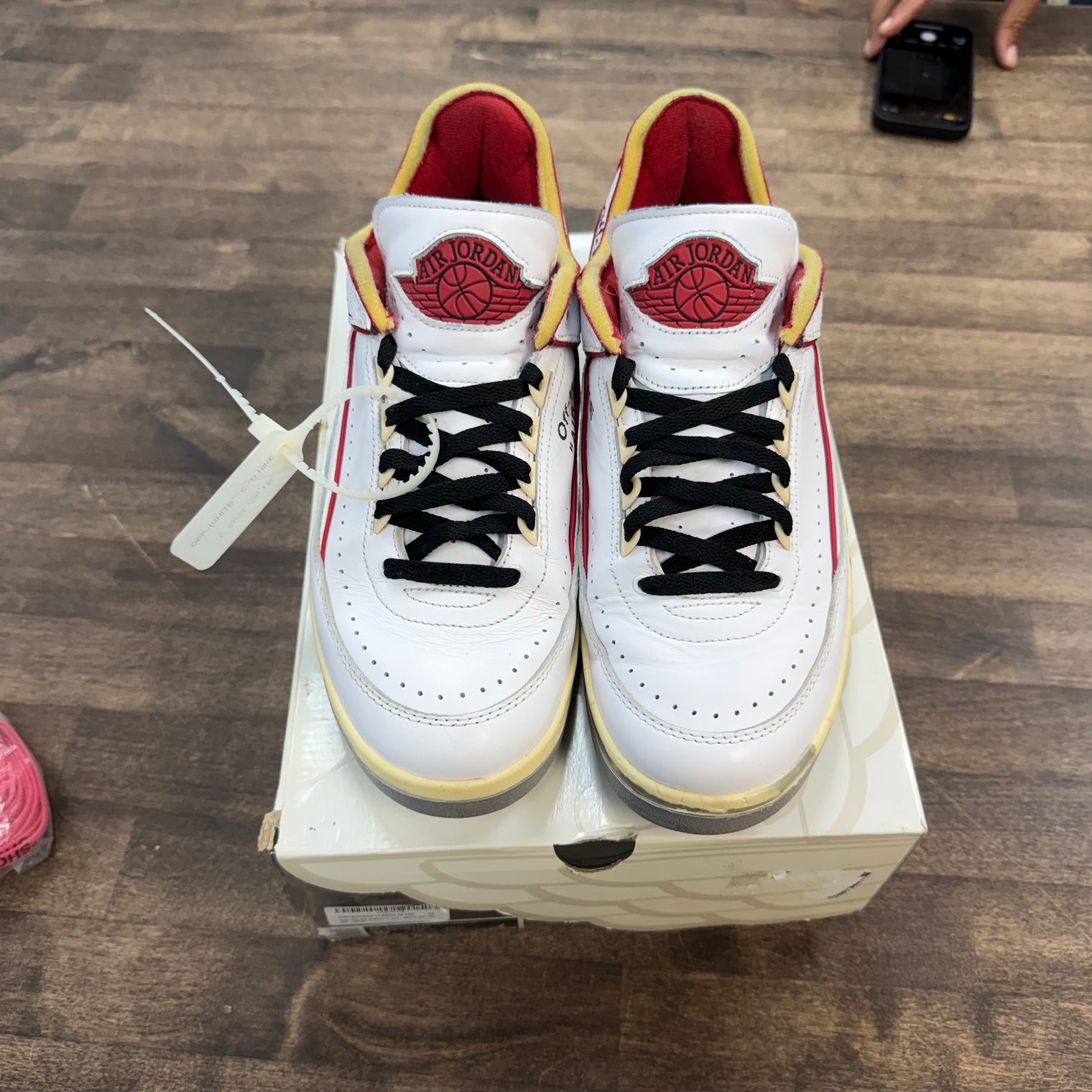 White Red Off-White Jordan 2 Low SP (USED)