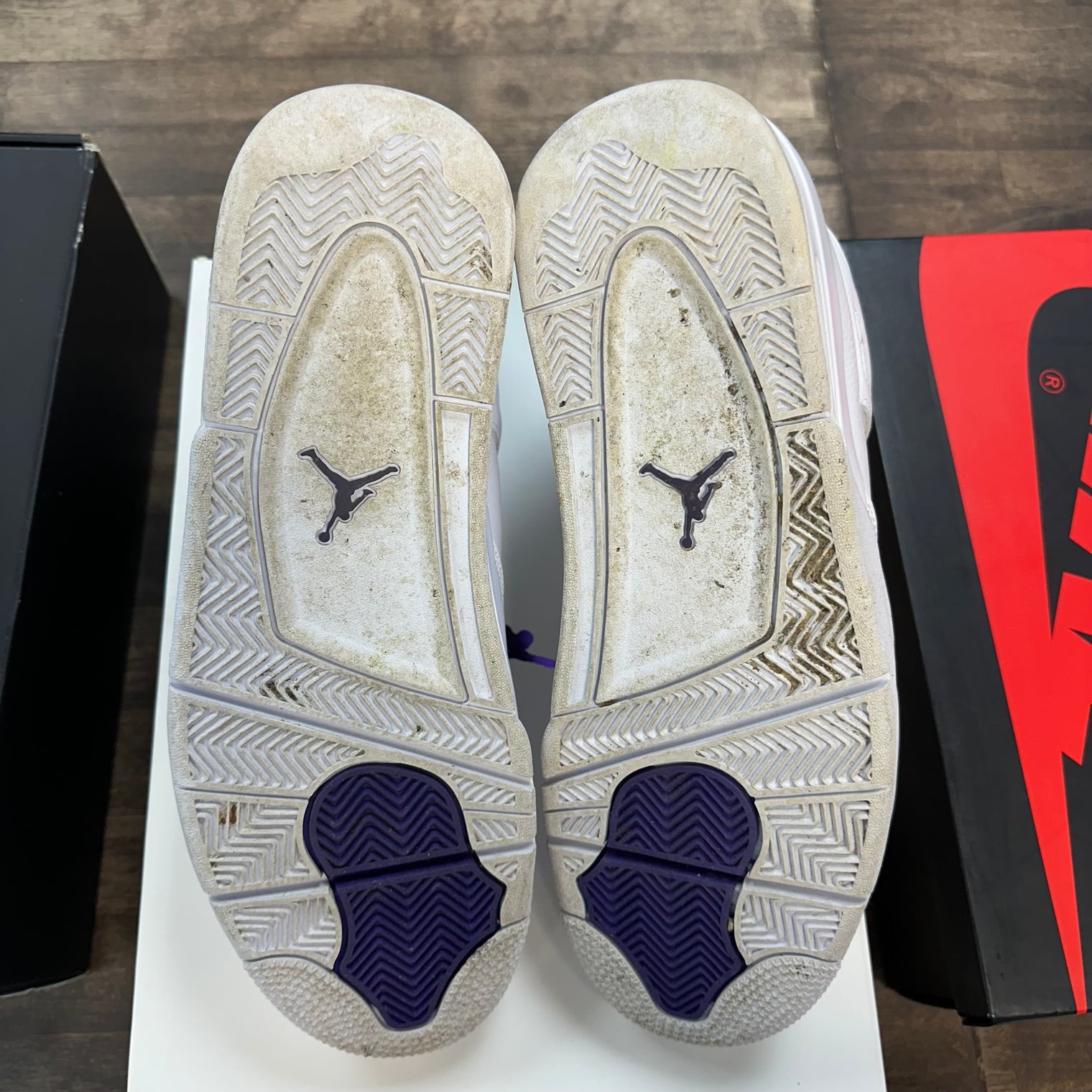 Metallic Purple Jordan 4 Retro (USED)