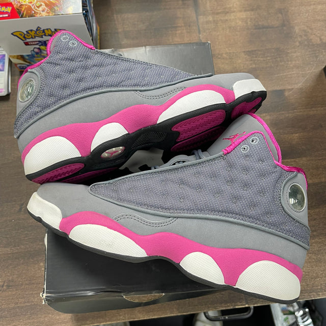 (GS) Cool Grey Fusion Pink Jordan 13 (USED)