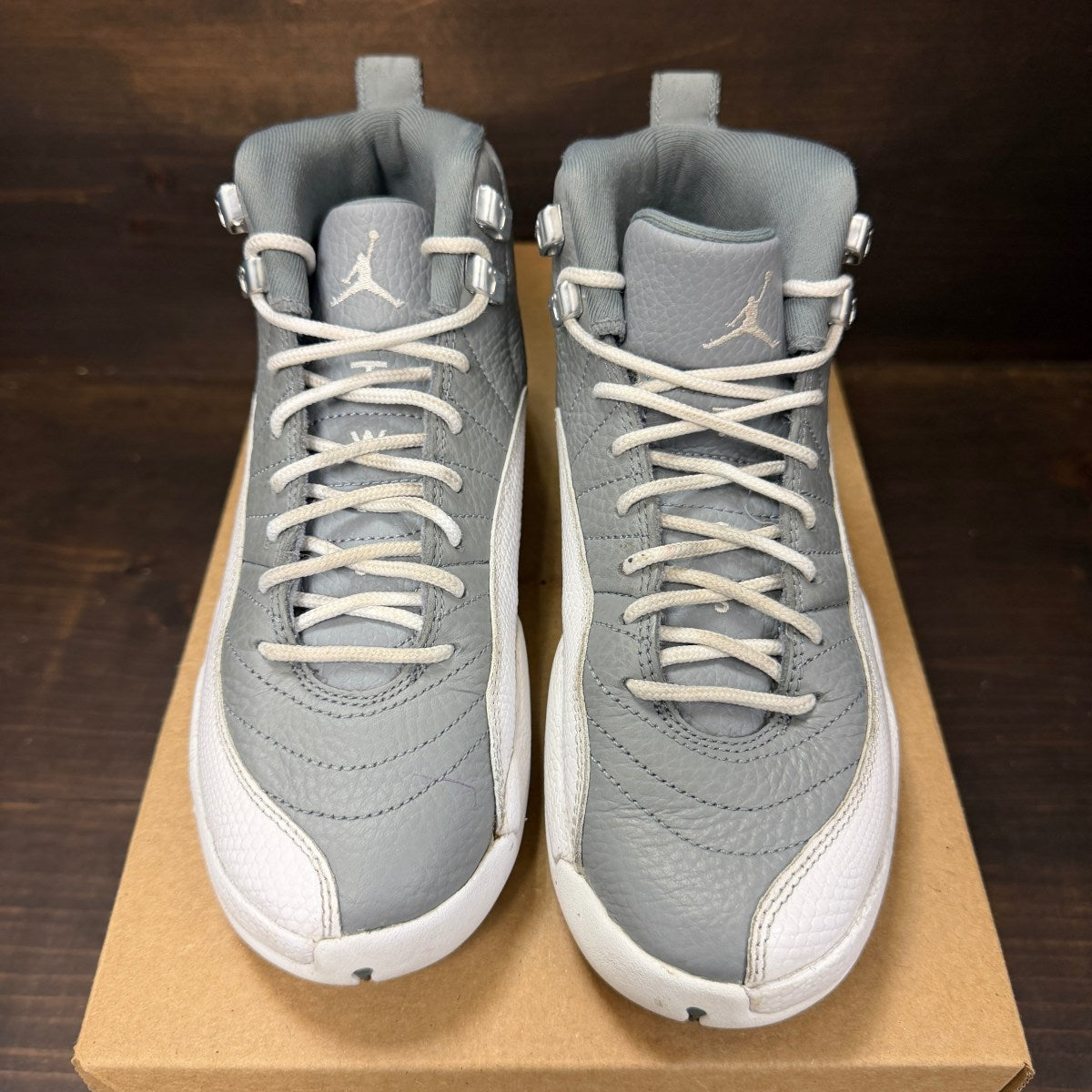 Jordan 12 Retro Stealth (GS) Size 4Y (Pre-Owned) - Image 3