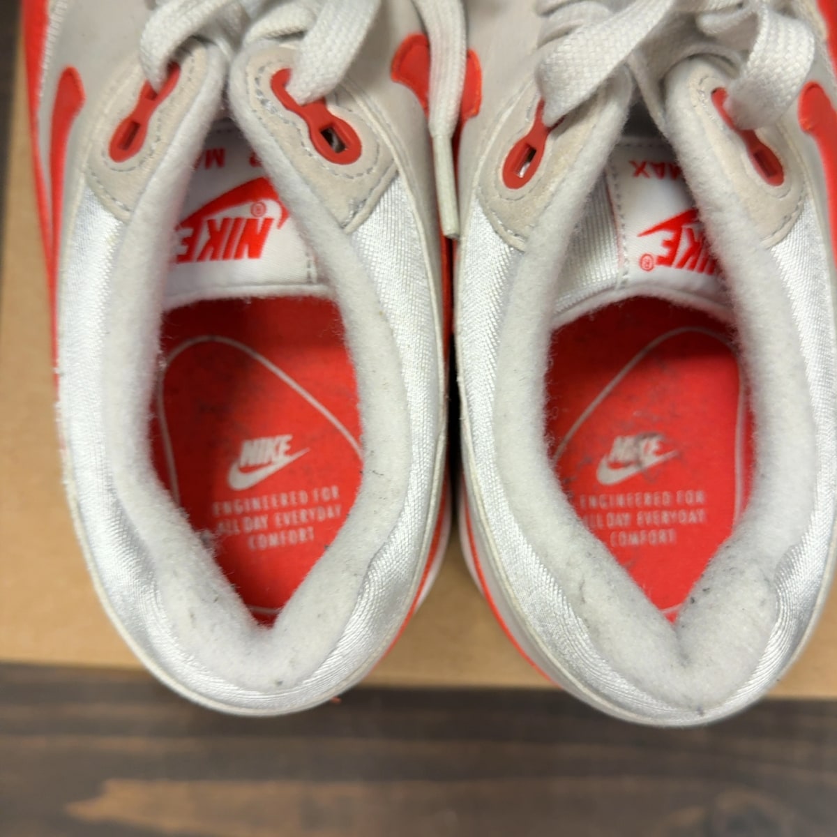 Nike Air Max 1 Habanero Red (Women's) Size 7.5W (Pre-Owned) - Image 6
