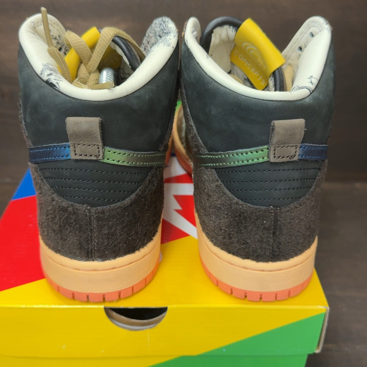 Nike SB Dunk High Concepts Turdunken (Special Box) Size 9 (Pre-Owned) - Image 5