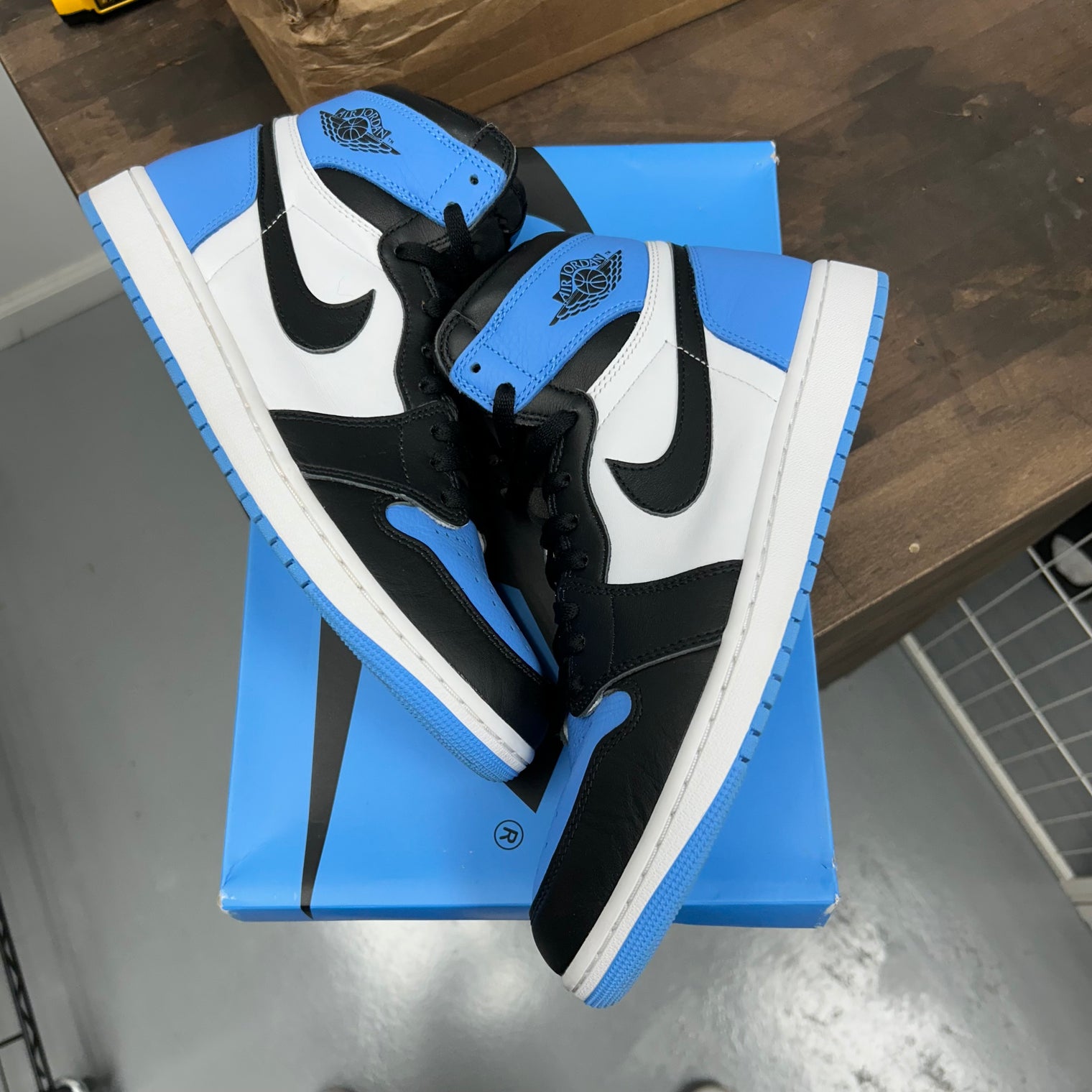 UNC Toe Jordan 1 High (USED)