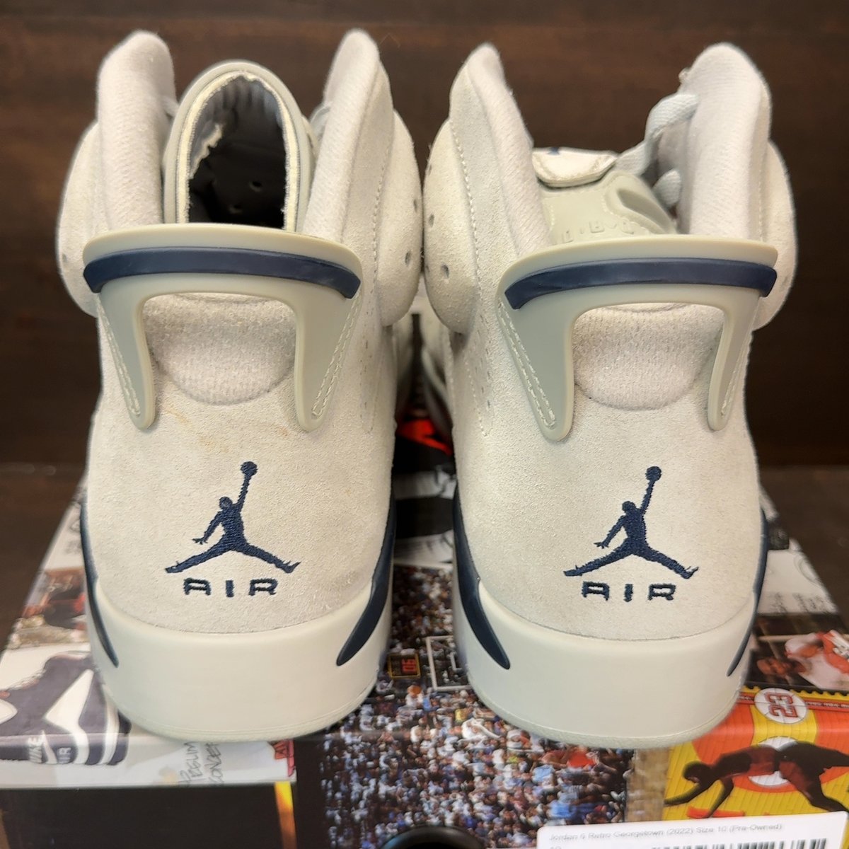 Jordan 6 Retro Georgetown (2022) Size 10 (Pre-Owned) - aux
