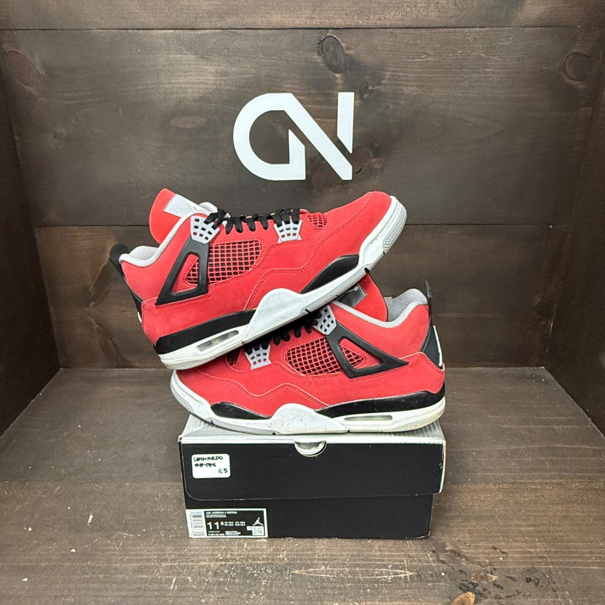 Jordan 4 Retro Toro Bravo (2026) Size 11.5 (Pre-Owned) - front