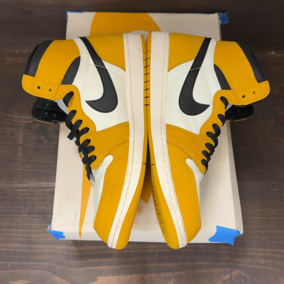 Jordan 1 Retro High OG Yellow Ochre - Image 4