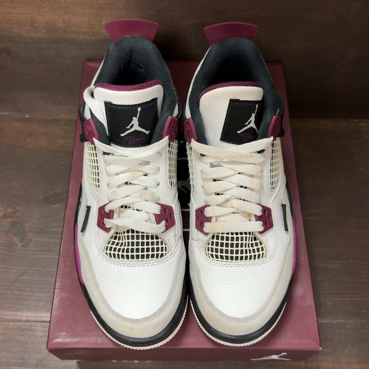 Jordan 4 Retro PSG Paris Saint-Germain (GS) Size 6Y (Pre-Owned) - tag