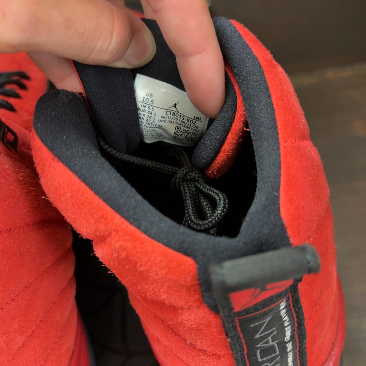 Jordan 12 Retro Reverse Flu Game Size 10.5 (Pre-Owned) - Image 7