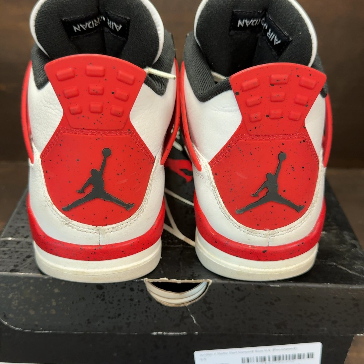 Jordan 4 Retro Red Cement Size 9.5 (Pre-Owned) - aux