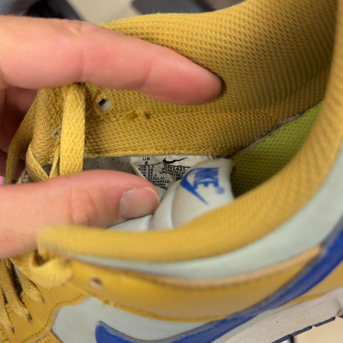 Nike Dunk Low Next Nature Wheat Gold Royal (Women's) - Image 7