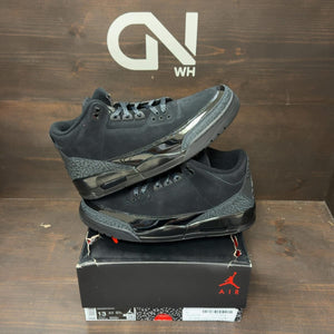 Jordan 3 Retro Black Cat (2025) Size 13 - front