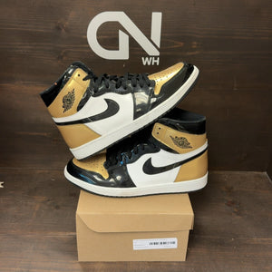Jordan 1 Retro High NRG Patent Gold Toe Size 12 (Pre-Owned) - Image 1