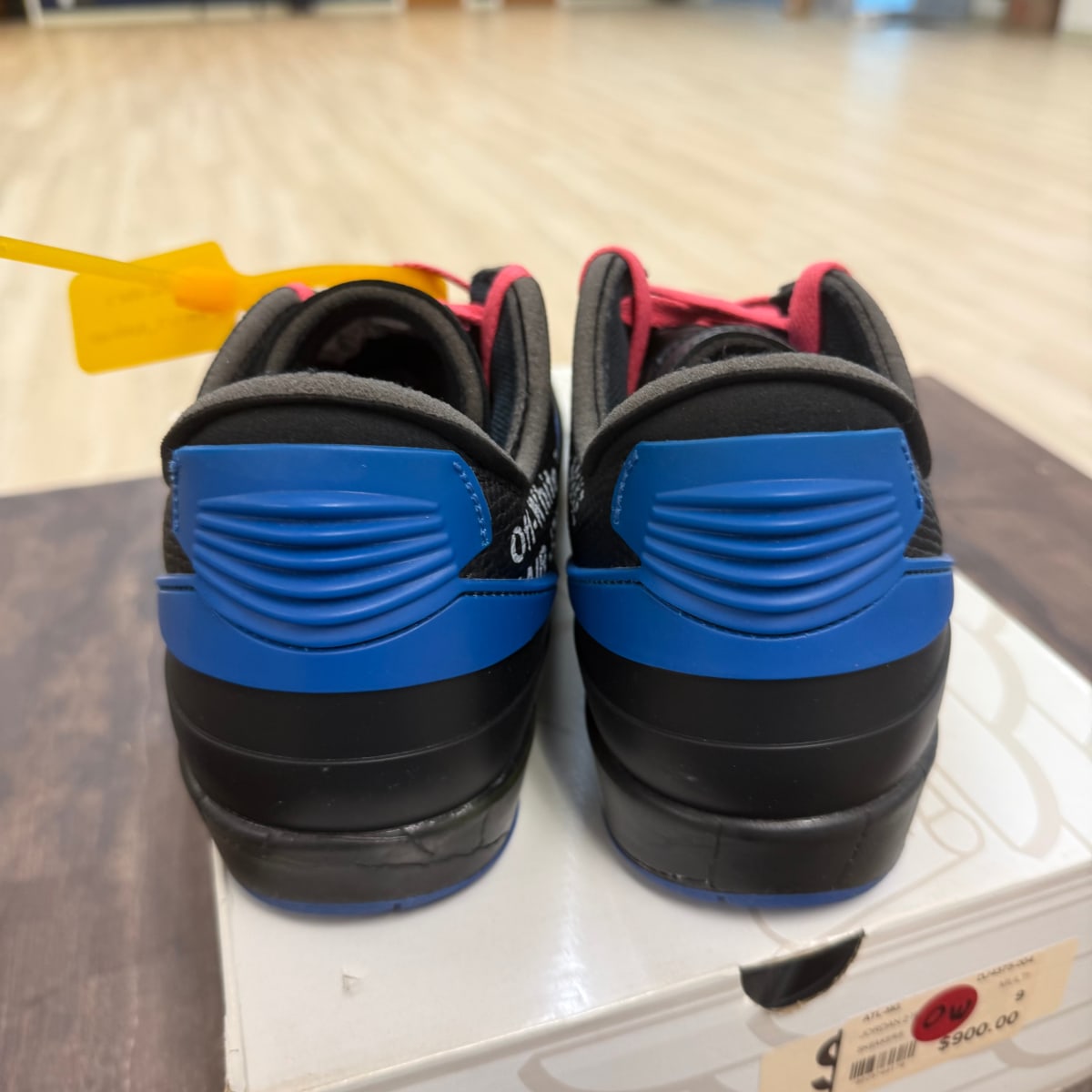 Jordan 2 Retro Low SP Off-White Black Blue - Image 3