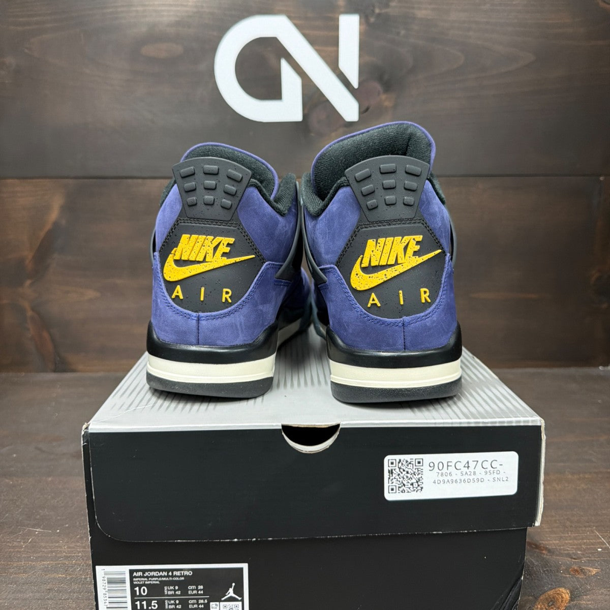 Jordan 4 Retro Lakers - Image 4