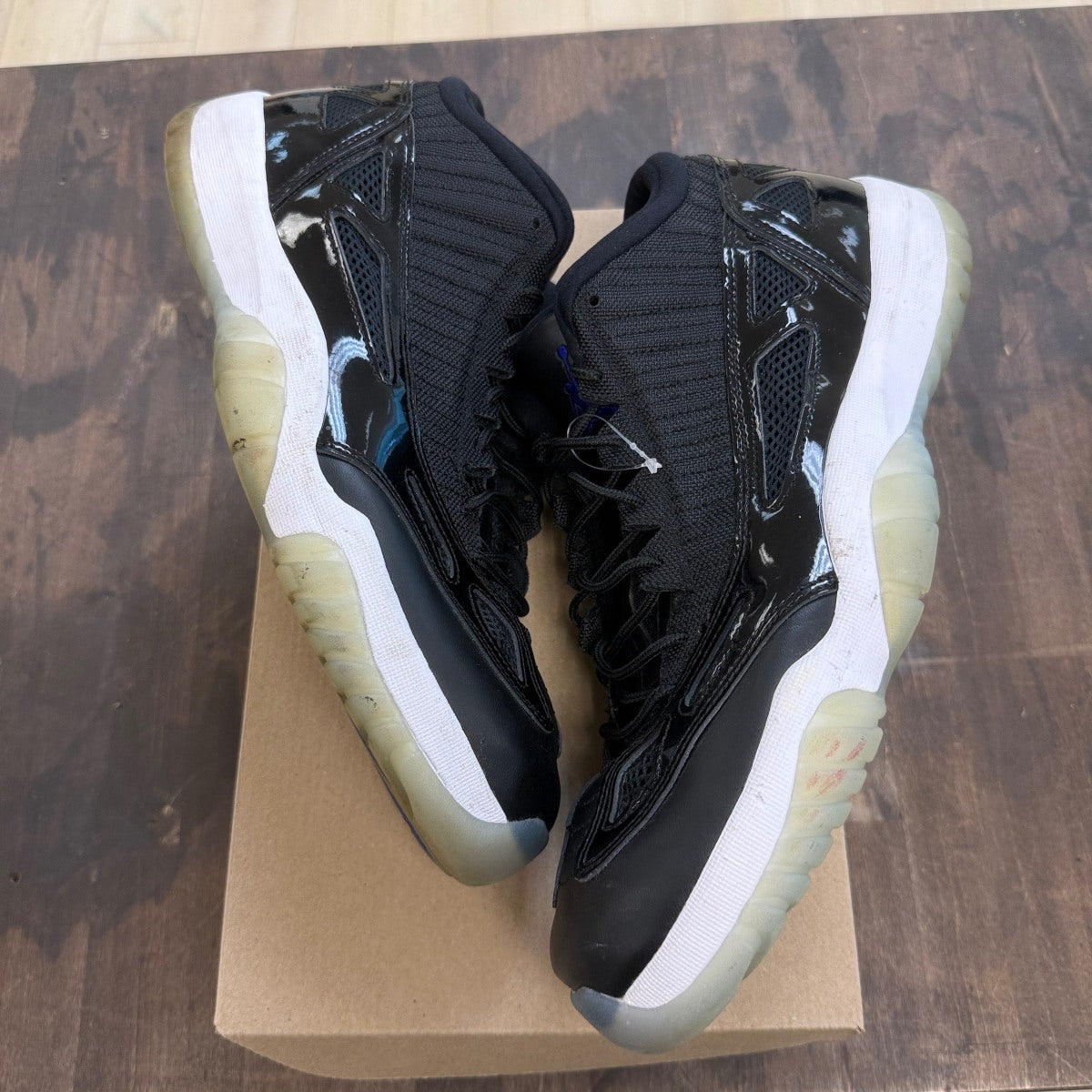 Jordan 11 Retro Low IE Space Jam Size 14 (Pre-Owned) - Image 1
