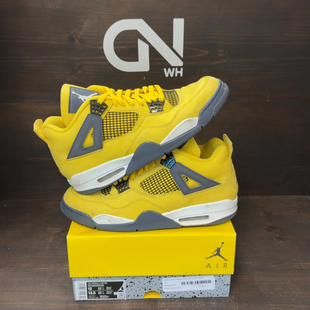 Jordan 4 Retro Lightning (2021) - Image 1