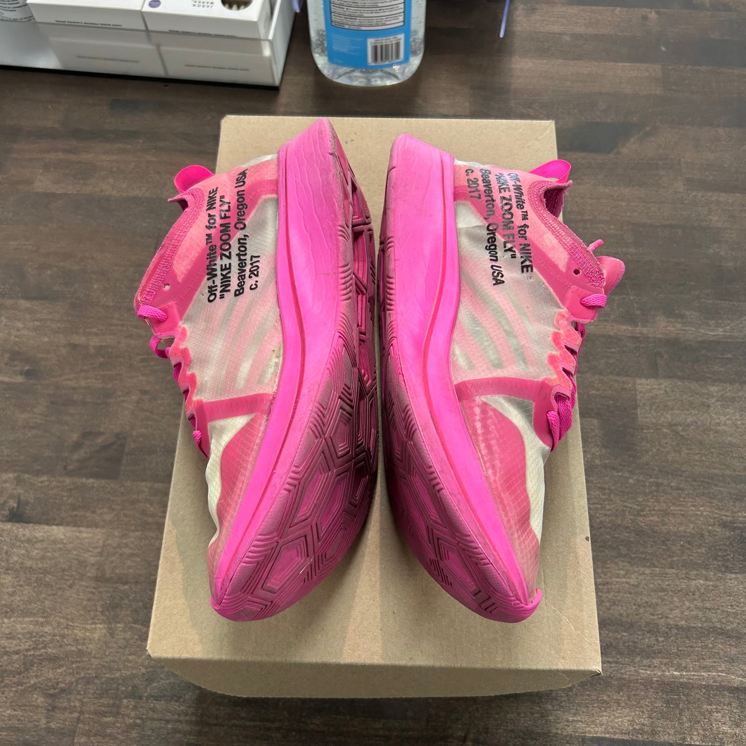 Pink Off-White Zoom Fly (Used, No Box)