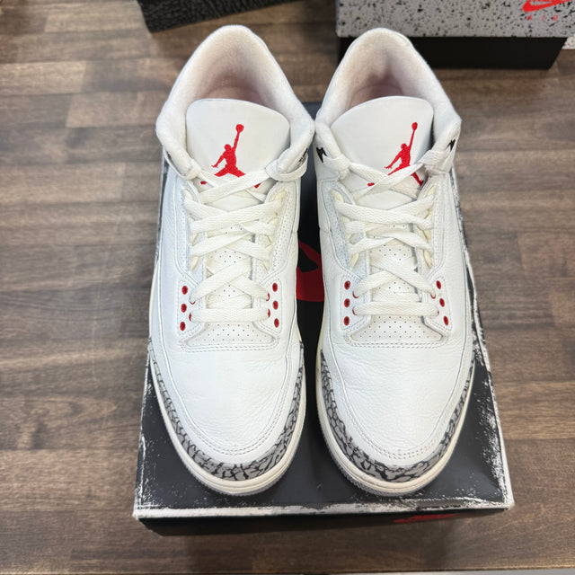 White Cement Jordan 3 Retro (USED)