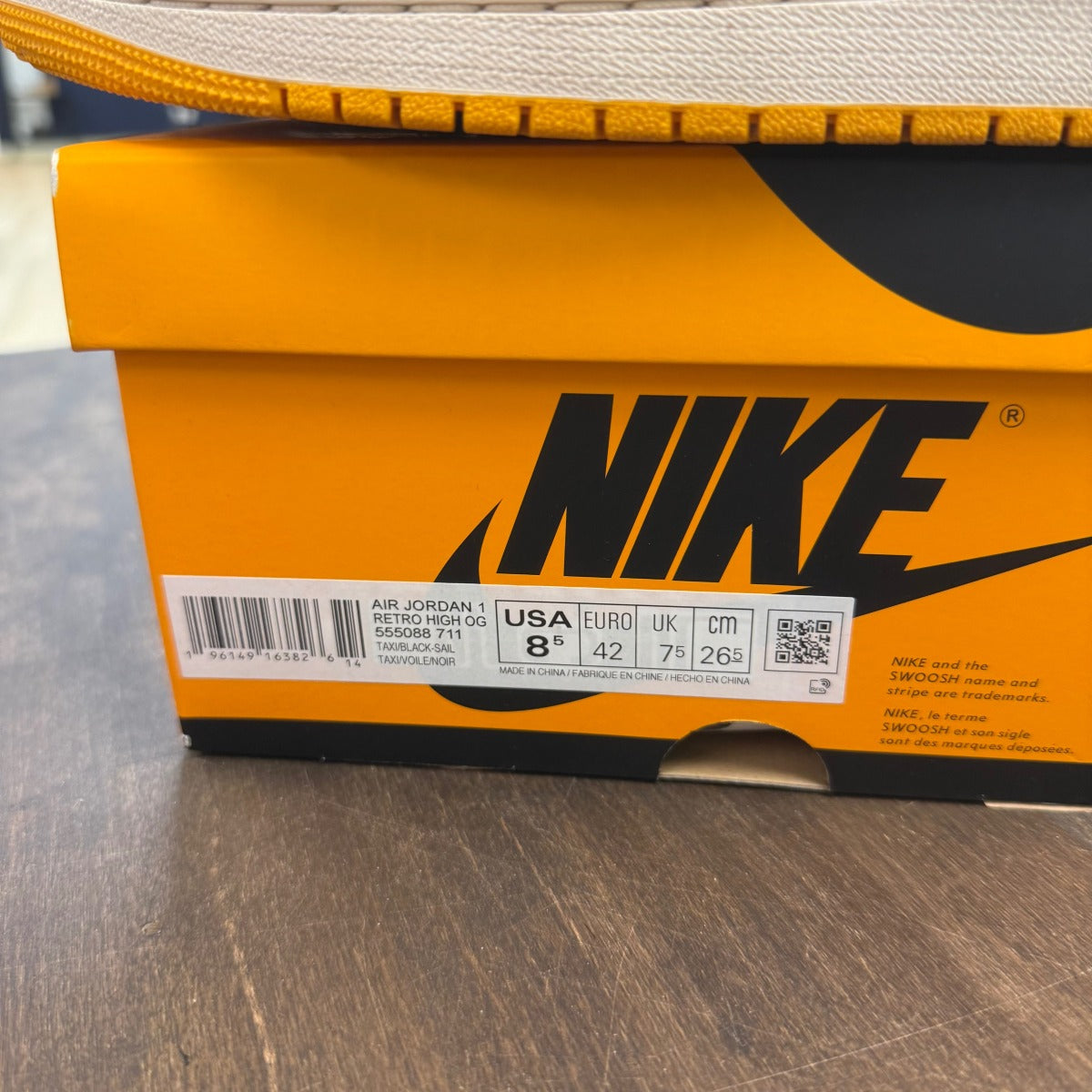 Jordan 1 Retro High OG Taxi - Image 6