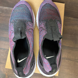 Nike Epic React Moc Flyknit Black University Red Hyper Jade Size 12.5 (Pre-Owned) - Image 4