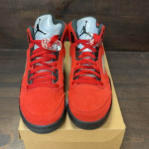 Jordan 5 Retro Raging Bull Red (2021) Size 8.5 (Pre-Owned) - Image 3