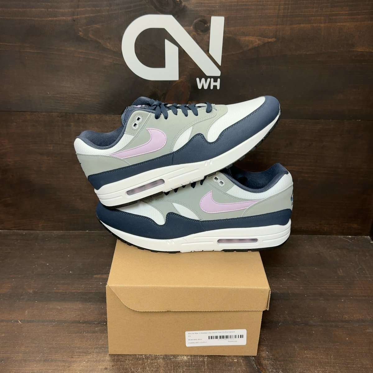 Nike Air Max 1 Obsidian Lilac Bloom Size 13 (Pre-Owned) - front