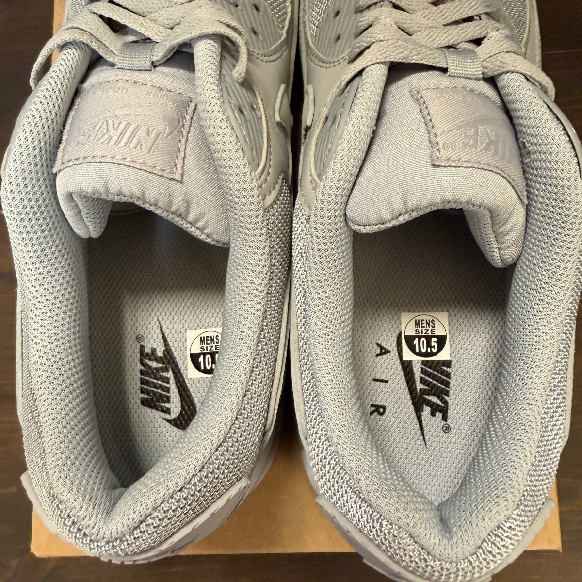 Nike Air Max 90 Recraft Wolf Grey Size 10.5 (Pre-Owned) - Image 5