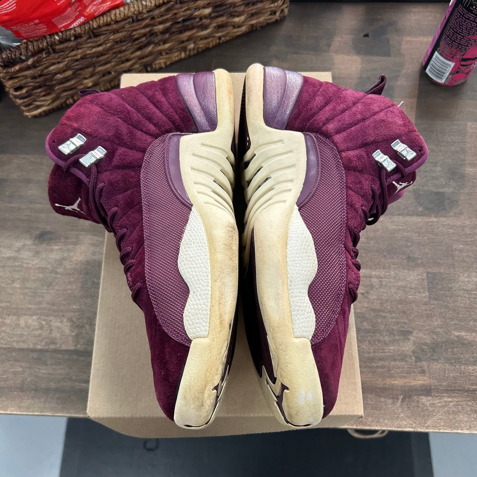 Bordeaux Jordan 12 Retro (USED, No Box)