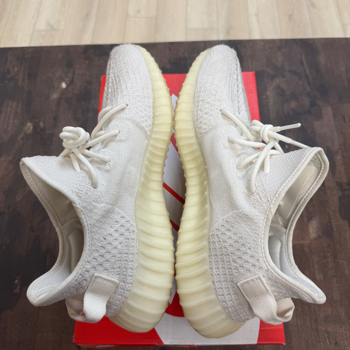 adidas Yeezy Boost 350 V2 Bone Size 13 (Pre-Owned) - Image 5