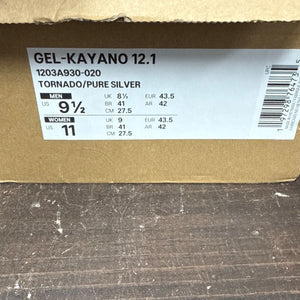 ASICS Gel-Kayano 12.1 Kith Tornado Pure Silver - Image 8