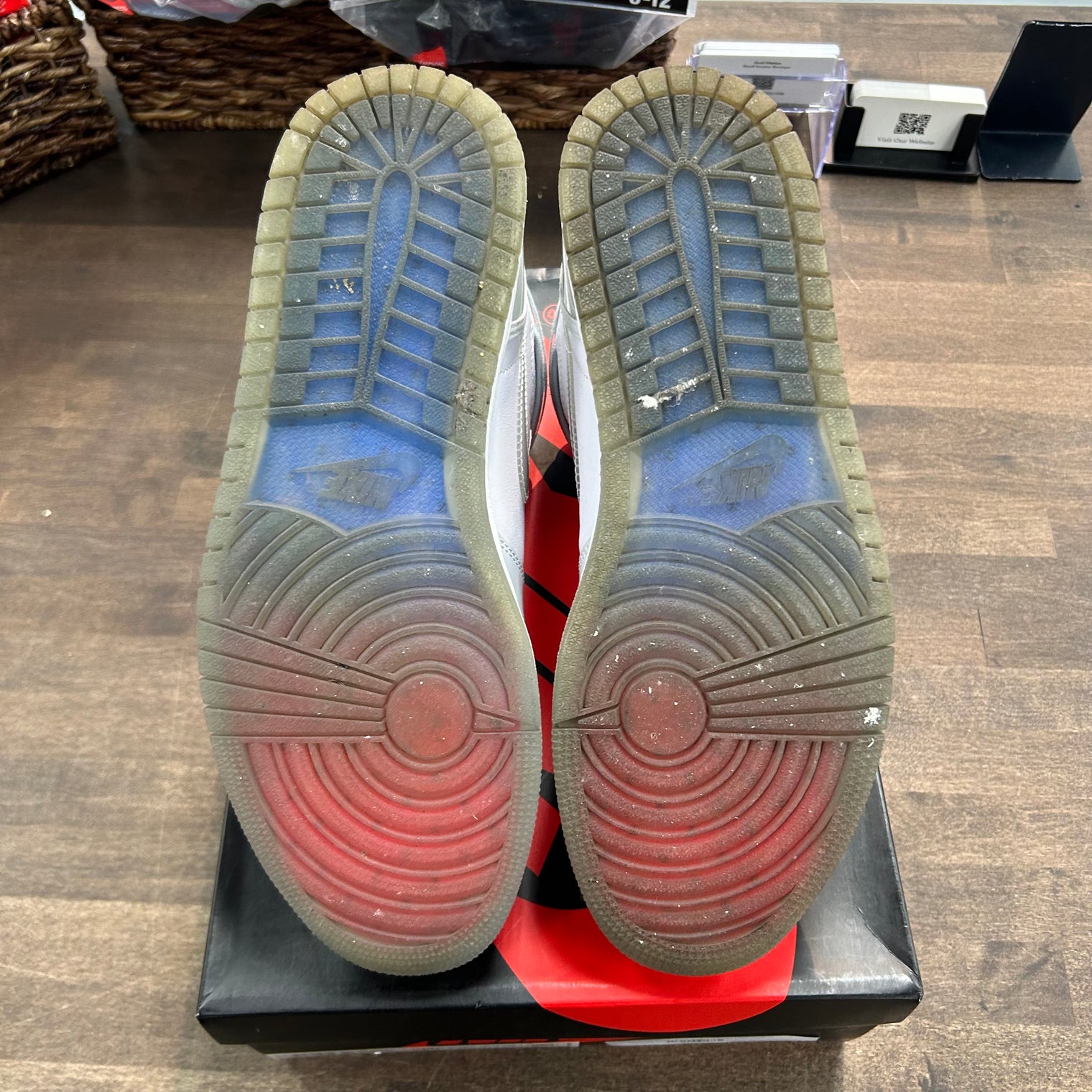 Zoom White Racer Blue Jordan 1 Retro High (USED)