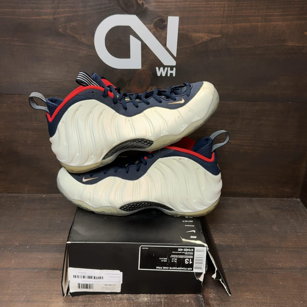 Nike Air Foamposite One Olympic Size 13 (Pre-Owned) - front