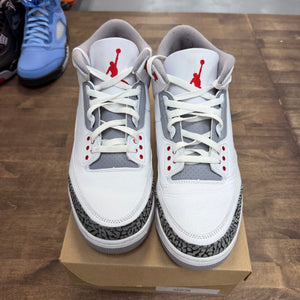 Jordan 3 Retro Fire Red (2022) (US 13) (USED, No Box) Size 13 (Pre-Owned) - Image 2