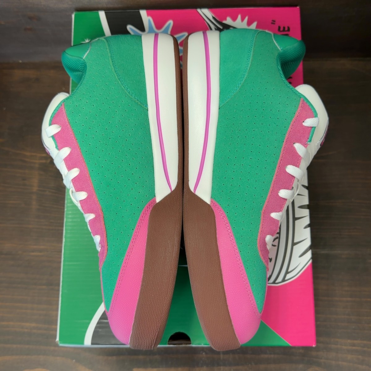 Reebok Board Flip BBC Ice Cream Green Pink - Image 4