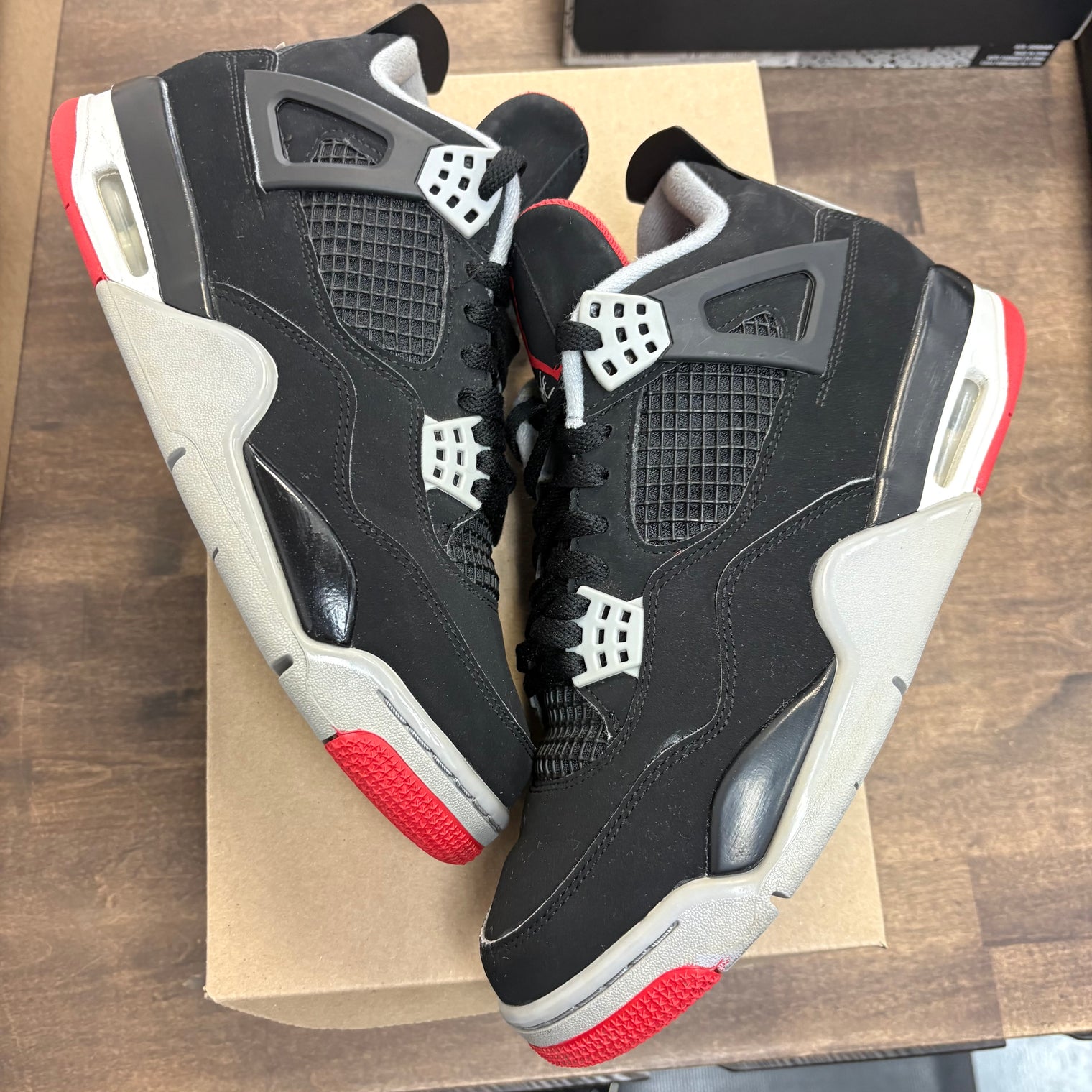 Bred Jordan 4 (2019) (USED, No Box)